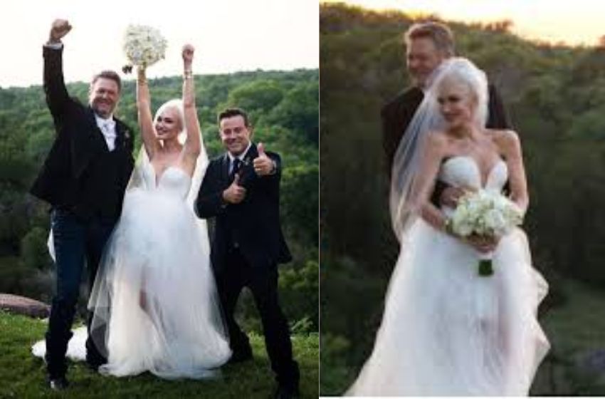 Blake Shelton Kelly Clarkson Wedding photos